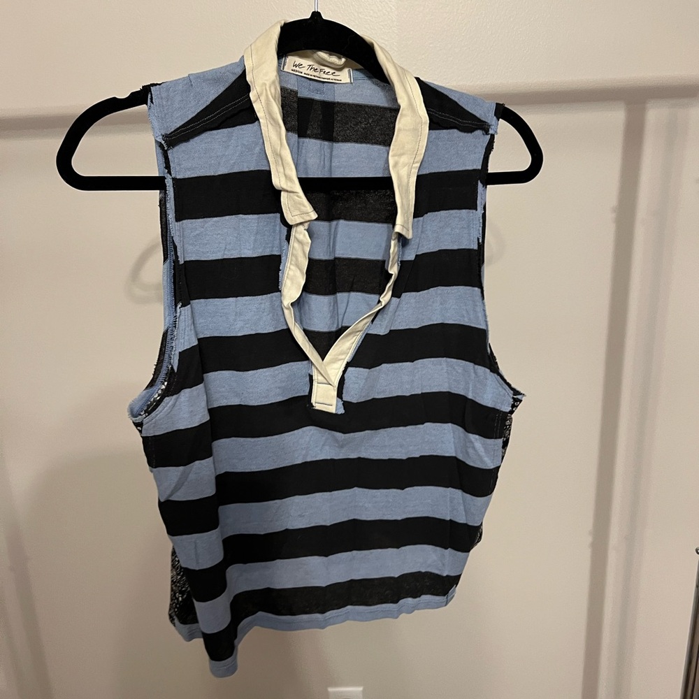 WE THE FREE Stripes and Bandana Print Tank